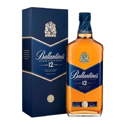 Whisky Escocês Ballantine's 12 anos 1 Litro Blend