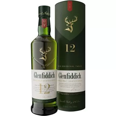 Whisky Single Malt Escocês Glenfiddich 12 anos 750ml